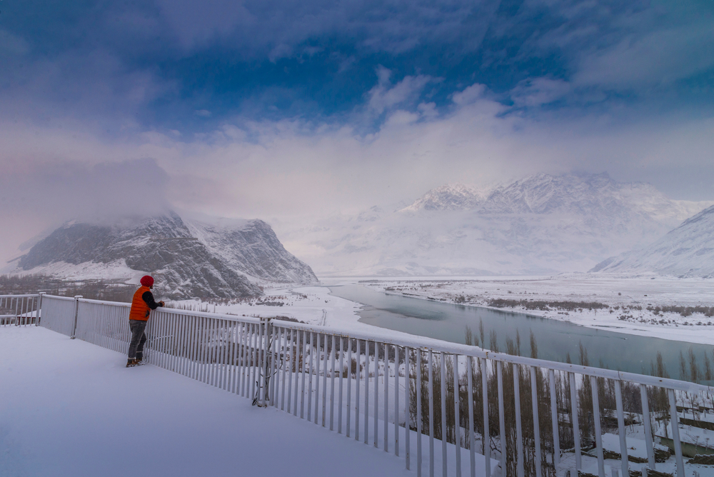 Winter in Skardu is a wonderland of snow-capped peaks and serene landscapes